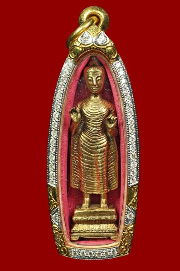 พระอมราวดีทองคำ ศิลปะอินเดีย จีวรริ้ว อายุ 2000 กว่าปี | วันที่ 14 ...